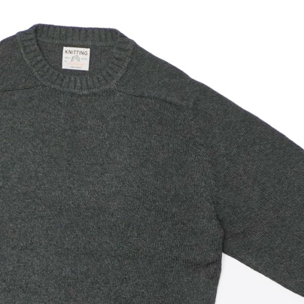 画像4: ★ポイント１０％（12/8迄）FilMelange（フィルメランジェ）SIEK（シーク）"Silk Wool Cotton Knit" / Moss Charcoal（モスチャコール） (4)