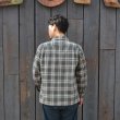 画像9: ＜30％OFF＞*A VONTADE（アボンタージ）Wool Plaid Open Color Shirt（ウールプレイドオープンカラーシャツ）/ Grey×Green（グレー×グリーン） (9)