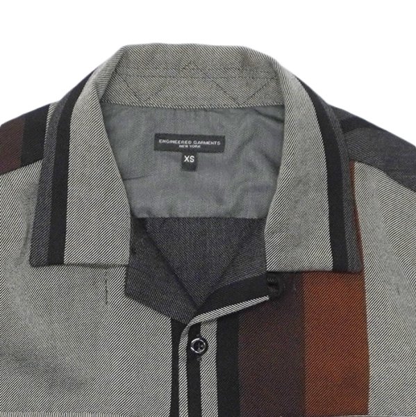 画像3: ＜30%OFF＞ENGINEERED GARMENTS（エンジニアードガーメンツ）Classic Shirt（クラシックシャツ）"Wide Stripe Worsted Wool" / Multi Color（マルチカラー） (3)