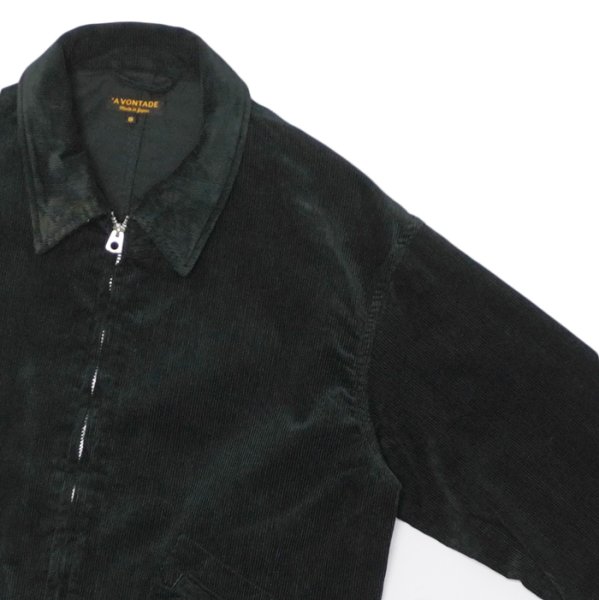 画像5: ＜30％OFF＞*A VONTADE（アボンタージ）Zip Work Jacket（ジップワークジャケット）"Corduroy" / Black（ブラック） (5)