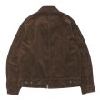 画像2: ＜30％OFF＞*A VONTADE（アボンタージ）Zip Work Jacket（ジップワークジャケット）"Corduroy" / Dk,Brown（ダークブラウン） (2)