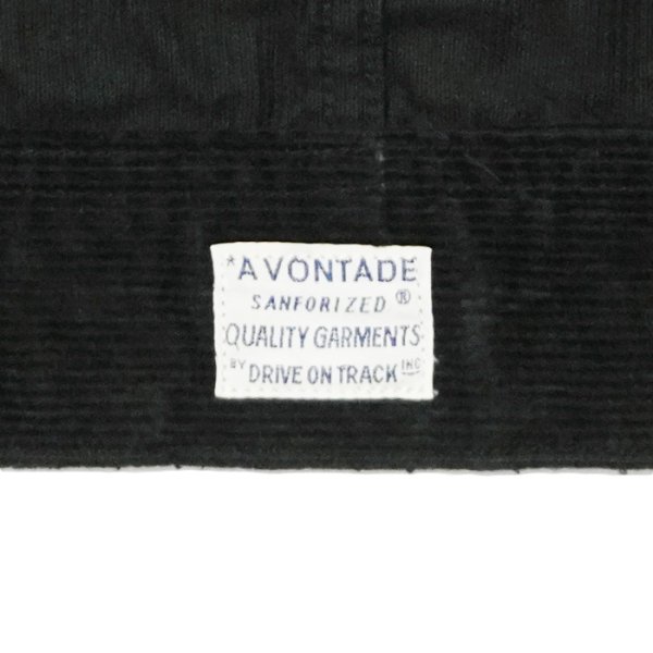 画像8: ＜30％OFF＞*A VONTADE（アボンタージ）Zip Work Jacket（ジップワークジャケット）"Corduroy" / Black（ブラック） (8)