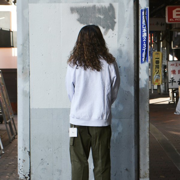 画像9: blurhms ROOTSTOCK（ブラームスルーツストック）Soft&Hard Sweat Crew Neck Pullover（ソフト&ハードスウェットクルーネックプルオーバー）/ Dark Purple（ダークパープル） (9)