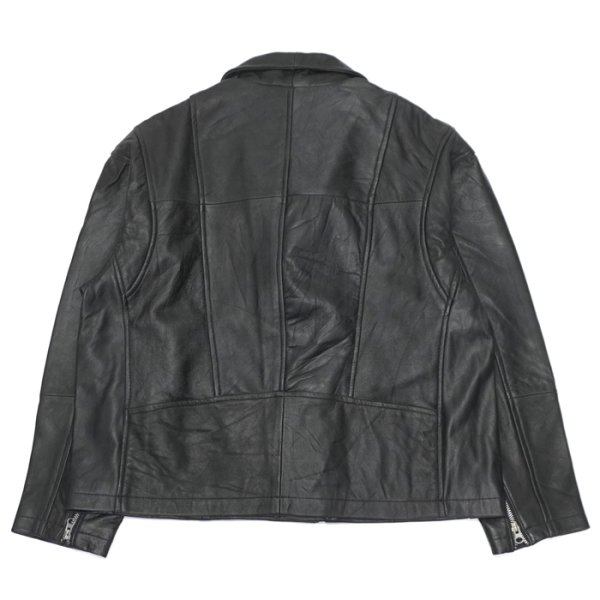 画像4: yoused （ユーズド）Remake Leather Urban Liders Jacket（リメイクレザーアーバンライダースジャケット）/ Black（ブラック） (4)