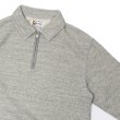 画像4: FELCO（フェルコ）L/S Half Zip Collar Sweat（ロングスリーブハーフジップカラースウェット）"10oz MD WEIGHT FRENCH TERRY” / Twisted Grey （ツイステッドグレー） (4)
