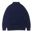 画像2: FELCO（フェルコ）L/S Half Zip Collar Sweat（ロングスリーブハーフジップカラースウェット）"10oz MD WEIGHT FRENCH TERRY” / Italian Navy （イタリアンネイビー） (2)