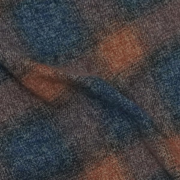 画像6: SERO(セロ)Ombre Check Double Pocket Shirt(オンブレチェック ダブルポケットシャツ)"Heavy Flannel" / Blue(ブルー) (6)