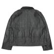 画像2: yoused （ユーズド）Remake Leather Fishing Jacket（リメイクレザーフィッシングジャケット）/ Black（ブラック） (2)
