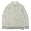 画像1: FELCO（フェルコ）L/S Half Zip Collar Sweat（ロングスリーブハーフジップカラースウェット）"10oz MD WEIGHT FRENCH TERRY” / Twisted Grey （ツイステッドグレー） (1)