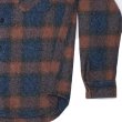 画像5: SERO(セロ)Ombre Check Double Pocket Shirt(オンブレチェック ダブルポケットシャツ)"Heavy Flannel" / Blue(ブルー) (5)