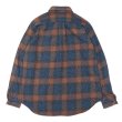 画像2: SERO(セロ)Ombre Check Double Pocket Shirt(オンブレチェック ダブルポケットシャツ)"Heavy Flannel" / Blue(ブルー) (2)