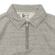 画像3: FELCO（フェルコ）L/S Half Zip Collar Sweat（ロングスリーブハーフジップカラースウェット）"10oz MD WEIGHT FRENCH TERRY” / Twisted Grey （ツイステッドグレー） (3)