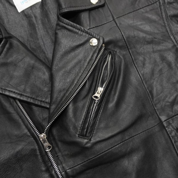 画像9: yoused （ユーズド）Remake Leather Urban Liders Jacket（リメイクレザーアーバンライダースジャケット）/ Black（ブラック） (9)