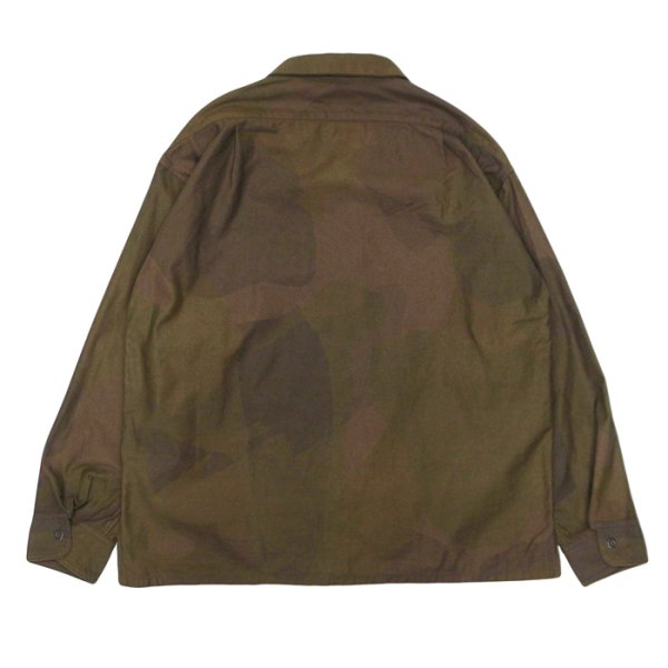 画像2: ＜30％OFF＞Nigel Cabourn（ナイジェル・ケーボン）PARATROOPER SHIRT（パラトルーパーシャツ）"CAMO" / Brown（ブラウン） (2)