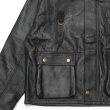 画像8: yoused （ユーズド）Remake Leather Fishing Jacket（リメイクレザーフィッシングジャケット）/ Black（ブラック） (8)