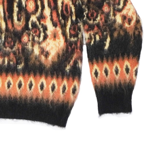 画像5: NEEDLES（ニードルズ）Mohair Cardigan（モヘアカーディガン）"Paisley" / Black（ブラック） (5)