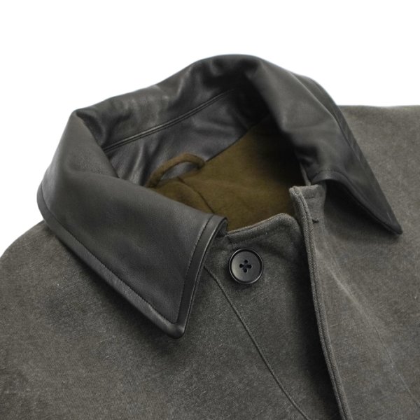 画像7: KAPTAIN SUNSHINE（キャプテンサンシャイン）Cotton Hemp Work Coat（コットンヘンプワークコート）"Cotton Hemp Heavy OX" / Sumi（スミ） (7)