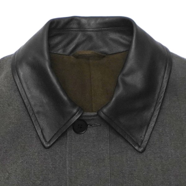 画像4: KAPTAIN SUNSHINE（キャプテンサンシャイン）Cotton Hemp Work Coat（コットンヘンプワークコート）"Cotton Hemp Heavy OX" / Sumi（スミ） (4)