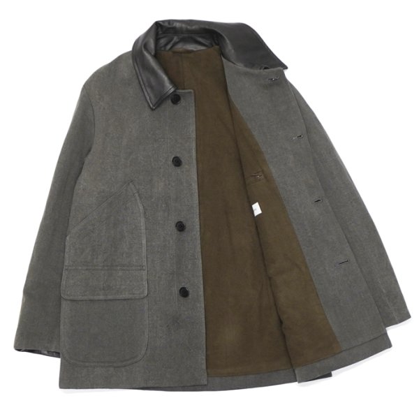 画像3: KAPTAIN SUNSHINE（キャプテンサンシャイン）Cotton Hemp Work Coat（コットンヘンプワークコート）"Cotton Hemp Heavy OX" / Sumi（スミ） (3)