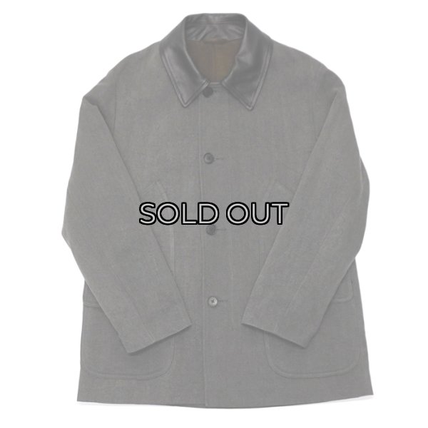 画像1: KAPTAIN SUNSHINE（キャプテンサンシャイン）Cotton Hemp Work Coat（コットンヘンプワークコート）"Cotton Hemp Heavy OX" / Sumi（スミ） (1)