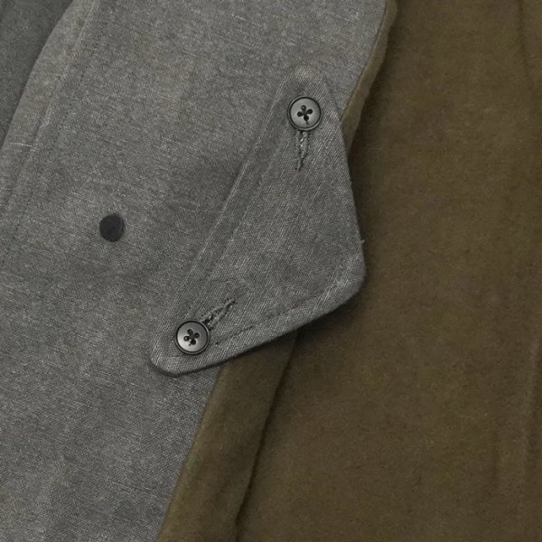 画像9: KAPTAIN SUNSHINE（キャプテンサンシャイン）Cotton Hemp Work Coat（コットンヘンプワークコート）"Cotton Hemp Heavy OX" / Sumi（スミ） (9)