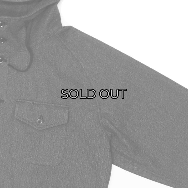 画像5: MODMNT（モドメント）TWEED KNIT HOODED SHIRT（ツウィードニットフーデットシャツ）/ Black（ブラック） (5)