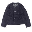 画像1: MODMNT（モドメント）COLLARLESS JKT（カラーレスジャケット）/ Navy（ネイビー） (1)