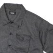 画像4: MODMNT（モドメント）T/TWEED UTILITY CPO SHIRT（ツウィードユーティリティCPOシャツ）/ Grey（グレー） (4)