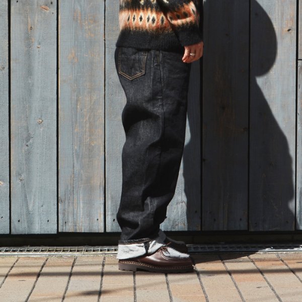 画像10: ENGINEERED GARMENTS（エンジニアードガーメンツ）RF Jeans（RF ジーンズ）"14oz Cone Denim" / Black（ブラック） (10)