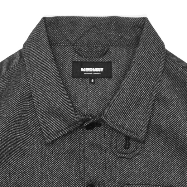 画像3: MODMNT（モドメント）T/TWEED UTILITY CPO SHIRT（ツウィードユーティリティCPOシャツ）/ Grey（グレー） (3)