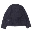 画像2: MODMNT（モドメント）COLLARLESS JKT（カラーレスジャケット）/ Navy（ネイビー） (2)