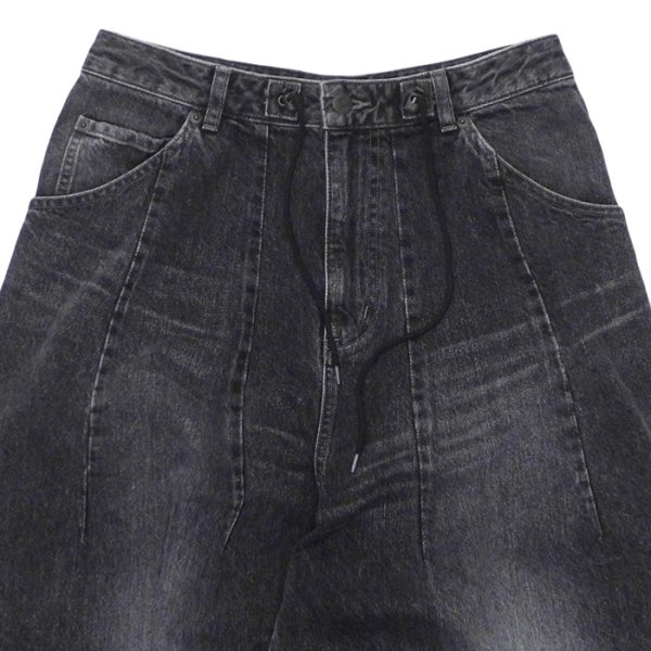 画像4: NEEDLES（ニードルズ）H.D Jean（ヒザデルジーンズ）"12oz Denim" / Black（ブラック） (4)