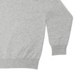 画像5: Yonetomi NEW BASIC（ヨネトミニューベーシック）RIGID CASHMERE SWEATER CREW NECK PULLOVER（リジットカシミアセータークルーネックプルオーバー）/ Top Grey（トップグレー） (5)