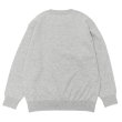 画像2: Yonetomi NEW BASIC（ヨネトミニューベーシック）RIGID CASHMERE SWEATER CREW NECK PULLOVER（リジットカシミアセータークルーネックプルオーバー）/ Top Grey（トップグレー） (2)