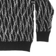 画像4: COOHEM(コーヘン)RANDOM INLAY STRIPE KNIT PULLOVER(ランダムインレイストライプニットプルオーバー)/ Black(ブラック) (4)