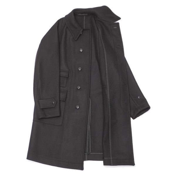 画像3: KAPTAIN SUNSHINE（キャプテンサンシャイン）Traveller Coat（トラベラーコート）REVERSE DOUBLE CLOTH MELTON / Top Brown（ブラウン） (3)