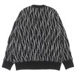 画像5: COOHEM(コーヘン)RANDOM INLAY STRIPE KNIT PULLOVER(ランダムインレイストライプニットプルオーバー)/ Black(ブラック) (5)