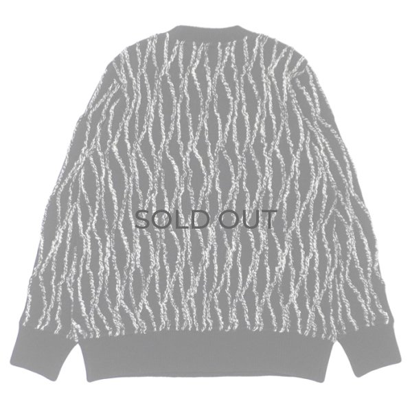 画像5: COOHEM（コーヘン）RANDOM INLAY STRIPE KNIT PULLOVER（ランダムインレイストライプニットプルオーバー）/ Black（ブラック） (5)
