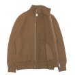 画像3: Yonetomi NEW BASIC（ヨネトミニューベーシック）EX Fine Wool Rib Knit Blouson（エクストラファインウールニットブルゾン）/ Brown（ブラウン） (3)