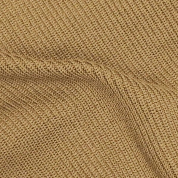 画像6: Yonetomi NEW BASIC（ヨネトミニューベーシック）EX Fine Wool Rib Knit Pullover（エクストラファインウールリブニットプルオーバー）/ Brown（ブラウン） (6)