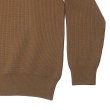 画像4: Yonetomi NEW BASIC（ヨネトミニューベーシック）EX Fine Wool Rib Knit Pullover（エクストラファインウールリブニットプルオーバー）/ Brown（ブラウン） (4)
