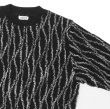 画像3: COOHEM(コーヘン)RANDOM INLAY STRIPE KNIT PULLOVER(ランダムインレイストライプニットプルオーバー)/ Black(ブラック) (3)