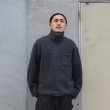 画像6: ENGINEERED GARMENTS（エンジニアードガーメンツ）Zip Moc Neck（ジップモックネック）"Wool Poly Nep Sweater Knit" / Charcoal（チャコール） (6)