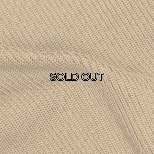 画像10: Yonetomi NEW BASIC（ヨネトミニューベーシック）EX Fine Wool Rib Knit Blouson（エクストラファインウールニットブルゾン）/ Brown（ブラウン） (10)