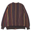 画像2: COOHEM(コーヘン)MULTI KUSARI STRIPE KINT CARDIGAN(マルチクサリ ストライプニットカーディガン)/ Brown(ブラウン) (2)