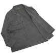 画像6: Nigel Cabourn（ナイジェル・ケーボン）PARATROOPER SHIRT（パラトルーパーシャツ）"PIGMENT" / Charcoal（チャコール） (6)