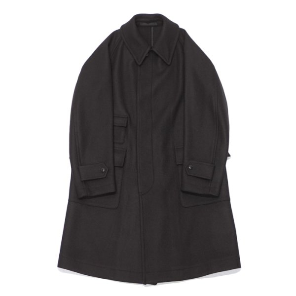 画像1: KAPTAIN SUNSHINE（キャプテンサンシャイン）Traveller Coat（トラベラーコート）REVERSE DOUBLE CLOTH MELTON / Top Brown（ブラウン） (1)