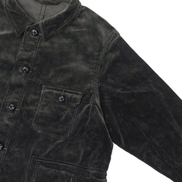 画像5: ＜30%OFF＞Nigel Cabourn（ナイジェル・ケーボン）FRENCH WORK JACKET（フレンチワークジャケット）"8W CORDUROY" / Charcoal Grey（チャコールグレー）※サイズ52のみ (5)
