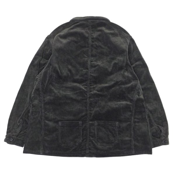 画像2: ＜30%OFF＞Nigel Cabourn（ナイジェル・ケーボン）FRENCH WORK JACKET（フレンチワークジャケット）"8W CORDUROY" / Charcoal Grey（チャコールグレー）※サイズ52のみ (2)