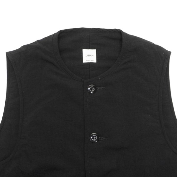 画像4: ARAN（アラン）VEST（ベスト）”ナイロンタッサー" / Navy（ネイビー）  (4)